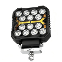 Luz de Trabajo LED de Doble Color de 1400LM, Popular para Remolques y Camionetas de Servicio, Resistente al Agua IP69K, 9-36V, Lámpara de Conducción LED de Aluminio Duradero