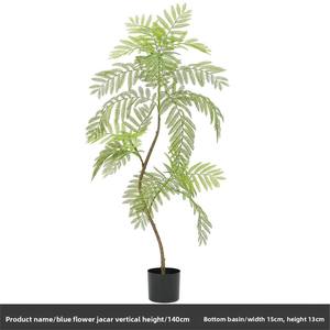 Fuhong Jacaranda, arbre artificiel d'intérieur de type zen chinois, olivier, bambou, plante verte en pot, écologique, <span class=keywords><strong>110</strong></span>-200 cm, occasion à domicile - Product Image 4