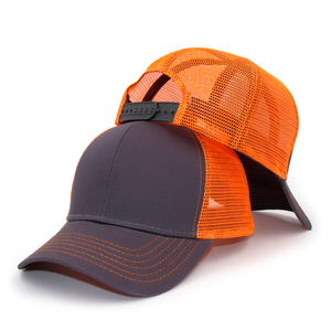 Gorro de camionero liso de 6 paneles de algodón de <span class=keywords><strong>color</strong></span> sólido, gorra deportiva formal de calle al por mayor, gorra de malla en blanco, parches bordados con logotipo personalizado - Product Image 3