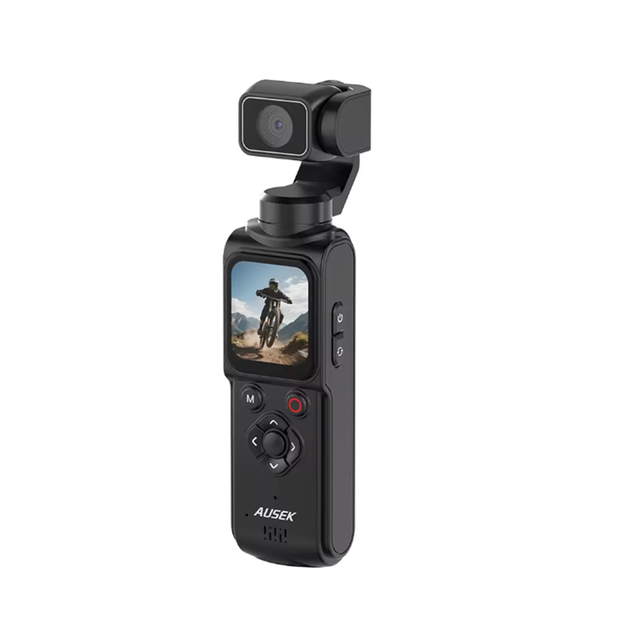 Newest Handheld Gimbal Stabilizer 4K 330° Rotation Auto Tracking Pocket Vlogging Camera with Touch Screen
