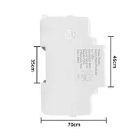 Compteur d'énergie intelligent WiFi triphasé Tuya avec protection contre les fuites, protection contre les surtensions/sous-tensions, limite de courant 100A, interrupteur relais
