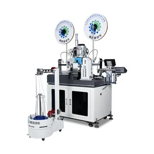 Customized New Energy Vehicle Wire Fully Automatic Single Terminal Press Cable Machine HS-02-V1 Processing Equipment Factory