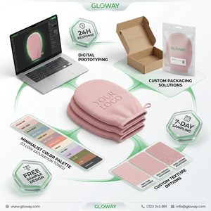 Guante <span class=keywords><strong>Exfoliante</strong></span> Corporal de Alta Calidad 150D con Logotipo Personalizado Multicolor, 100% Viscosa, para una Piel Suave - Product Image 4
