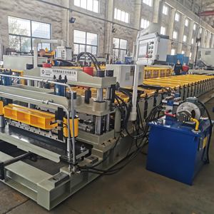 Farbe Stahl glasierte Fliesen Vielseitige Walzen form maschine Metalldach herstellungs maschine - Product Image 3