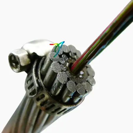 Воздушный оптоволоконный кабель 12/24/48, волоконно-оптический кабель OPGW, воздушный композитный заземляющий провод