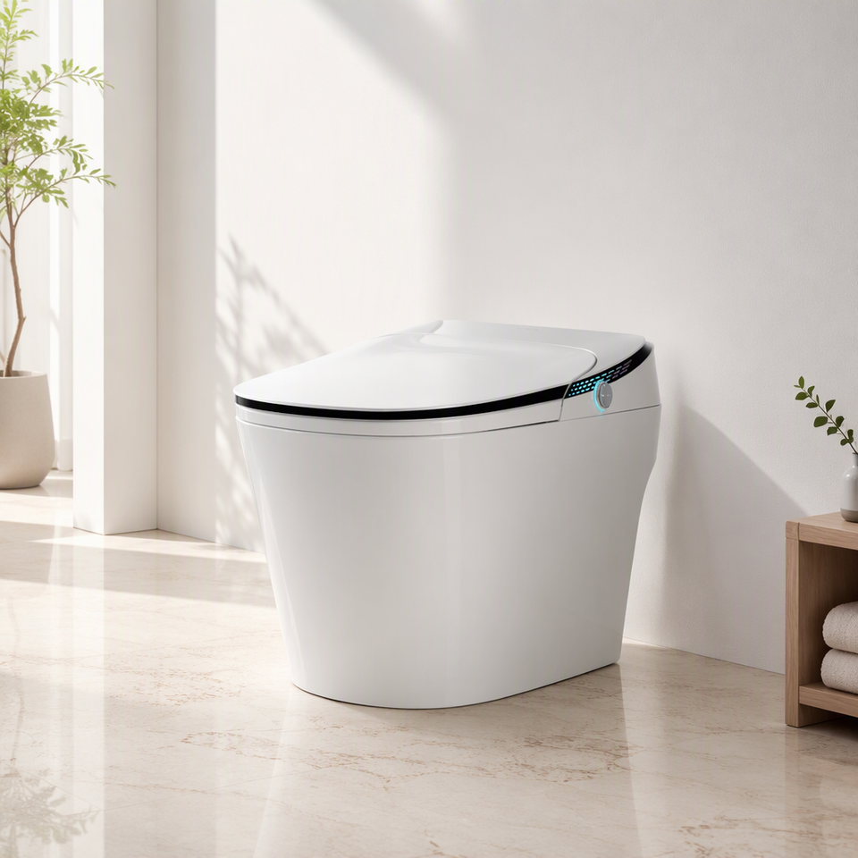 Sampling Method Remote Sensing CE Certified Smart Toilet Electric Bidet Ceramic One Piece Floor ...