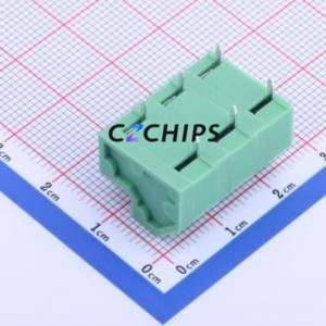 KF237-7.62-3P Spring Terminal Block Through hole Component (THT),P=7.62mm Connector 1x3P 7.62mm Green 3P - Product Image 2