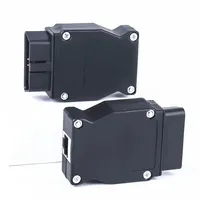 Adaptateur de prise OBD mâle 16 broches pour BMW ENET Ethernet ICOM Code Scanner, connecteur OBD2 16 broches vers port d'interface Internet pour voiture BMW