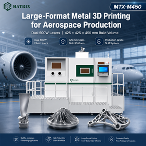 Impresora 3D de Metal de Gran Formato, Máquina de Impresión 3D SLM con Láseres de Fibra Duales de 500W para Producción Aeroespacial - Product Image 1
