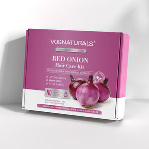 Kit de Soins Capillaires à l'Oignon Rouge pour Cuir Chevelu Irrité, Traitement Naturel <span class=keywords><strong>Anti</strong></span>-<span class=keywords><strong>Chute</strong></span> et Favorisant la Croissance, Marque Privée, Shampoing et Après-Shampoing - Product Image 6