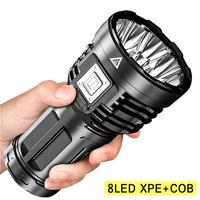 Haute puissance 18650 lampe de poche Super puissante éclairage extérieur torche USB Rechargeable lampe étanche lanterne Ultra lumineuse