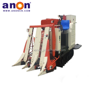Moissonneuse-batteuse de riz semi-nourrissante ANON avec moteur central Moissonneuse-batteuse de blé-grain à haute productivité Moissonneuse-batteuse de paddy