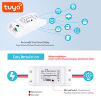 Interruptor Inteligente WiFi Tuya de 1 Canal, PST-WF-S1, Venta Caliente de Fábrica China