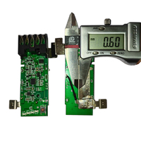 Prix usine 8Ah 10Ah Carte PCB BMS Milwaukee M18 18V Décharge 80A 10 cellules 21700 Plaque plus épaisse 0,6 mm Boîtier plastique