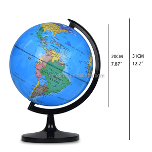 Globi di plastica della mappa del <span class=keywords><strong>mondo</strong></span> politico educativo - Product Image 2