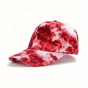 Nueva Gorra de Béisbol con Estampado Tie-Dye, Estilo Hip Hop, con Parches de Colores y Graffiti, Visera Protectora Solar con Degradado de Color - Product Image 5