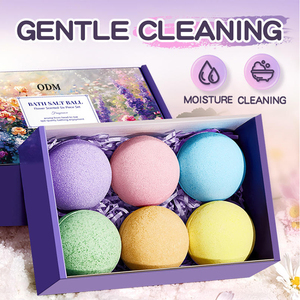 Bolas Efervescentes para <span class=keywords><strong>Baño</strong></span>, Refrescantes, Suavizantes e Hidratantes, con Aroma, Flores Secas, Aceites Esenciales y Sales - Product Image 3