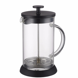 350ml Presse Française <span class=keywords><strong>Cafetière</strong></span>, cristal <span class=keywords><strong>verre</strong></span> café <span class=keywords><strong>piston</strong></span> avec 304 filtre En Acier inoxydable - Product Image 1