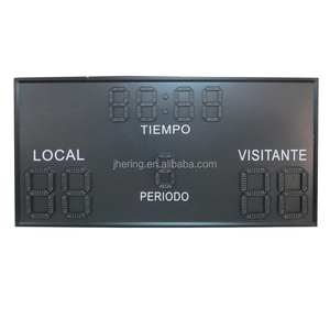 Jhering ngoài trời <span class=keywords><strong>7</strong></span> phân đoạn Màu Đỏ dẫn bóng chuyền bảng điểm đa thể thao Bảng điểm cho trò chơi thể thao và phòng tập thể dục - Product Image 2