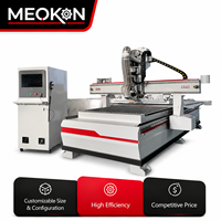 Machine de fraisage CNC à commande numérique linéaire ATC 1325 robuste avec broche de 9 kW et contrôle LNC Syntec/Taiwan pour la fabrication de meubles