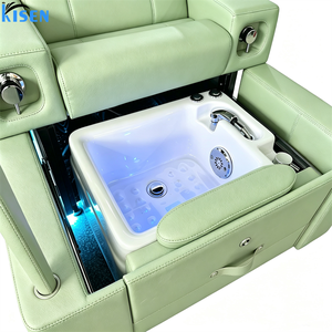 New Modern Luxury Beauty Salon Lounge Professional Manicure Electric Massage Throne Whirlpool Foot Spa Pedicure <b>Chair</b> for Nail - Product Image 4