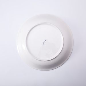 ShengJing – vaisselle ronde en céramique, blanche et brillante, 14 pouces, <span class=keywords><strong>grande</strong></span> <span class=keywords><strong>assiette</strong></span> profonde pour Restaurant, hôtel - Product Image 3