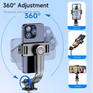 360 Invisible Aluminium Flexible <span class=keywords><strong>Selfie</strong></span> <span class=keywords><strong>Stick</strong></span> 1.7m Télescopique pour <span class=keywords><strong>Action</strong></span> Caméras Smartphones Durable Léger - Product Image 2
