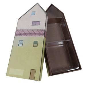 Scatola regalo a forma di casa personalizzata Design nuovo Puzzle divertente scatola di imballaggio con vassoio di plastica - Product Image 1
