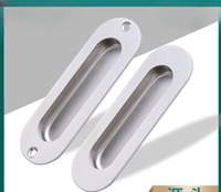 Poignées de porte coulissantes en acier inoxydable de haute qualité, design moderne encastré dissimulé, entrée extérieure, hôtel, chambre, villa, salle de bain
