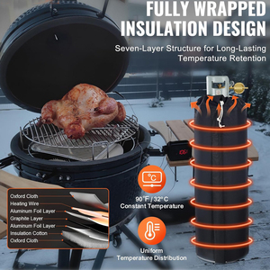 Calentador de Gas Propano con Banda Aislante de Tela Oxford Impermeable de 100 Libras y 280W - Product Image 6