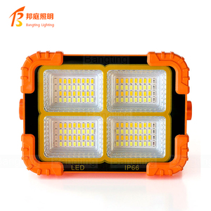 Lámpara <span class=keywords><strong>LED</strong></span> <span class=keywords><strong>Solar</strong></span> de 60W con Gancho para Colgar, Recargable por USB, Linterna de Trabajo, Lámpara de Camping - Product Image 1