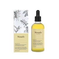 Minyak Pertumbuhan Rambut Herbal Organik dengan Castor, Argan, Kelapa, Rosemary & Jahe