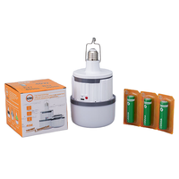 Lampe d'urgence de camping Lampe de camp à batterie Ampoules électriques rechargeables d'extérieur pour la maison