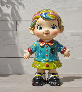 Figura de Dibujos Animados de Fibra de Vidrio Personalizada al por Mayor, Estatua de Tamaño Real Multicolor en Venta - Product Image 5