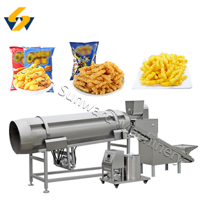 Kurkure Nik Naks hacer máquinas planta maíz rizos Cheetos Nik Naks hacer línea maquinaria equipo - Product Image 3
