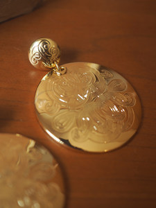Boucles d'oreilles pour femme <span class=keywords><strong>Gas</strong></span> Bijous Doudou Bendou, style identique, luxe léger, haute élégance, motif serpent sculpté doré exagéré - Product Image 2