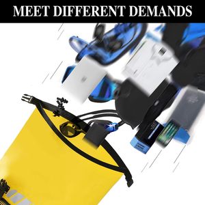 Free Sample Genuine Leather Dry Bag Backpack 36-56L Waterproof Travel <b>Laptop</b> Bag Airtight Zippers for Camping BoatFishing Kayak - Product Image 2
