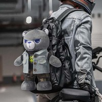 Jouets en peluche ours rose personnalisés avec logo UYEAH CE EN71 ASTM, rembourrage en coton PP, écologiques, unisexes.