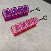 Nuevo Llavero de Plástico con Diseño de Teclado de Dibujos Animados, Juguete Antiestrés, Creativo, Brillante, DIY, Llavero de Teclado de Computadora, Venta al por Mayor