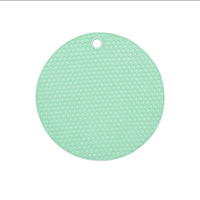 Tapis de pot rond en silicone multifonctionnel de 14.5cm Accessoires de cuisine antidérapants Tapis et tampons résistants à la chaleur