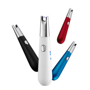 Briquet USB en plastique moderne de style nouveau avec logos personnalisés, design coupe-vent, forme d'arc, dans une boîte cadeau pour la vente en gros - Product Image 5