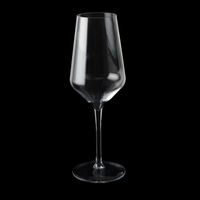 Meilleures ventes Gobelet en plastique blanc transparent et blanc en cristal Verre à vin de luxe avec boîte en verre à vin personnalisée
