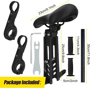 <span class=keywords><strong>Asiento</strong></span> de <span class=keywords><strong>Bicicleta</strong></span> <span class=keywords><strong>para</strong></span> Niños IRONDONKEY de Cuero Suave, Impermeable, <span class=keywords><strong>para</strong></span> Niños de 2 a 5 Años, con Liberación Rápida, <span class=keywords><strong>para</strong></span> Bicicletas de Montaña - Product Image 6