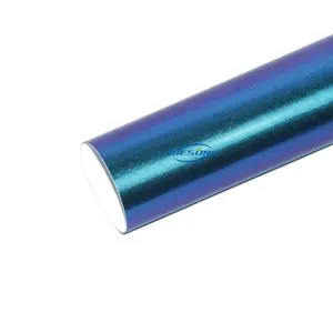 Film vinylique bleu et violet de haute qualité pour décoration de téléphone, accessoires extérieurs de haute qualité pour automobile, prix d'usine