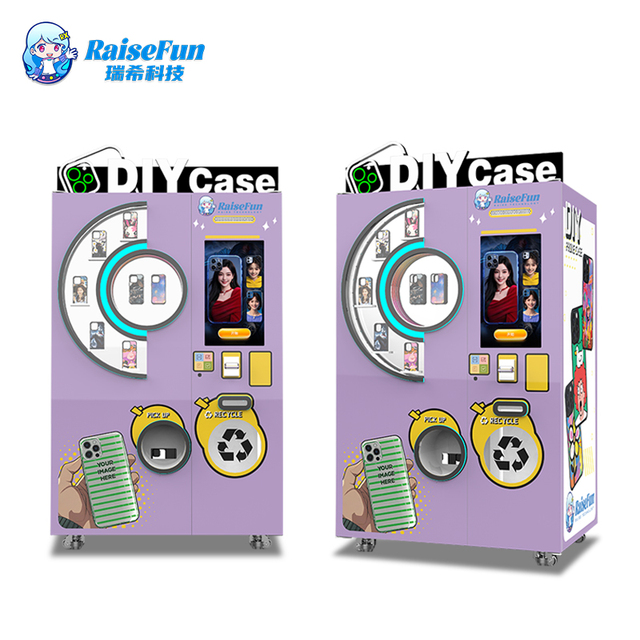 RaiseFun Self Service Phone Case Printer Vending Machine Automatic UV Printing Kiosk for Retail Store
