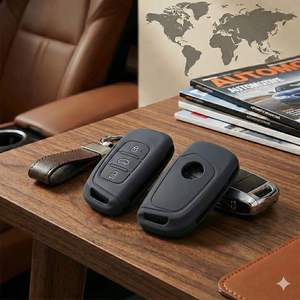 Housse de protection en silicone premium à 3 boutons pour clé de voiture Peugeot 301 408 3008 5008 et Citroën C4L C3-XR <span class=keywords><strong>C5</strong></span> - Product Image 6