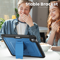 Housse de protection robuste hybride robuste à 360 degrés pour iPad Air 11 avec housse de bandoulière intégrée
