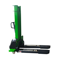 Camion semi-électrique à levage automatique de chargeur de palette de 500kg/1000kg pour l'empileur de chargement d'individu d'industries de restaurant