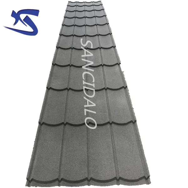 Low cost stone coated roof tiles / coffee brown roof tiles