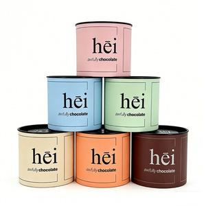 Food-grade Packaging <b>Box</b> Chocolate Package Affordable Price Custom Paper Tube Eco-friendly Instragram Style - Product Image 3